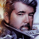 Illustration for article titled George Lucas is Darth Vader and more, in Celebration Europes Art Show